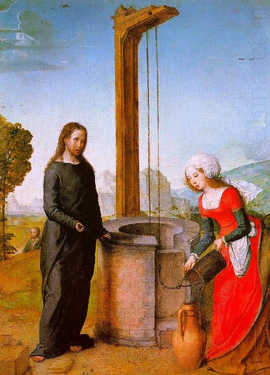 Juan de Flandes Christ and the Woman of Samaria china oil painting image